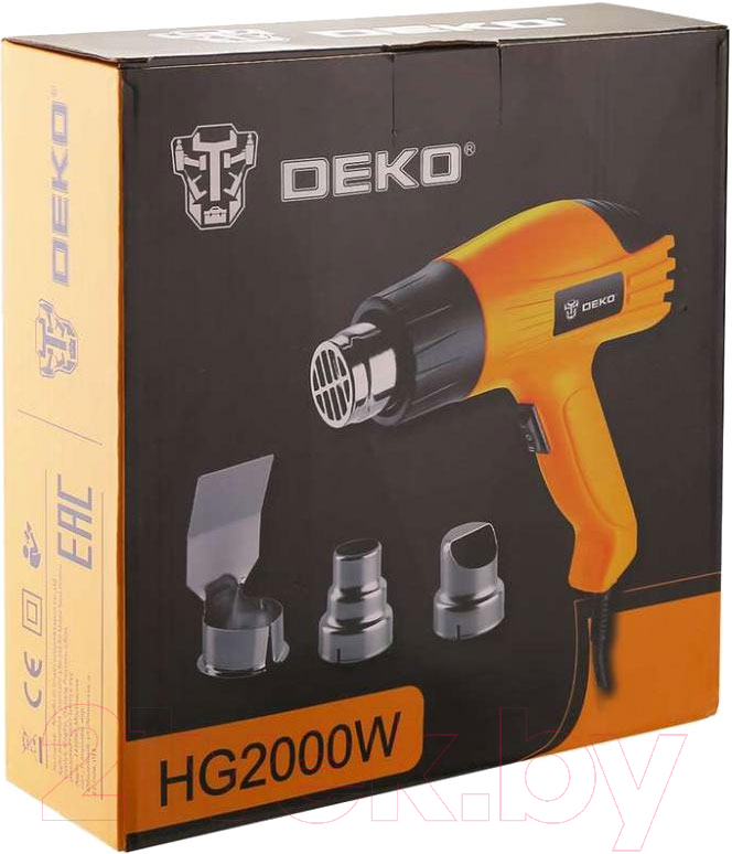 Cтроительный фен Deko HG2000W / 063-4166