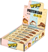 Набор протеиновых батончиков Prime Kraft Wowbar Шоколадно-ореховый торт с карамелью (12x45г) - 