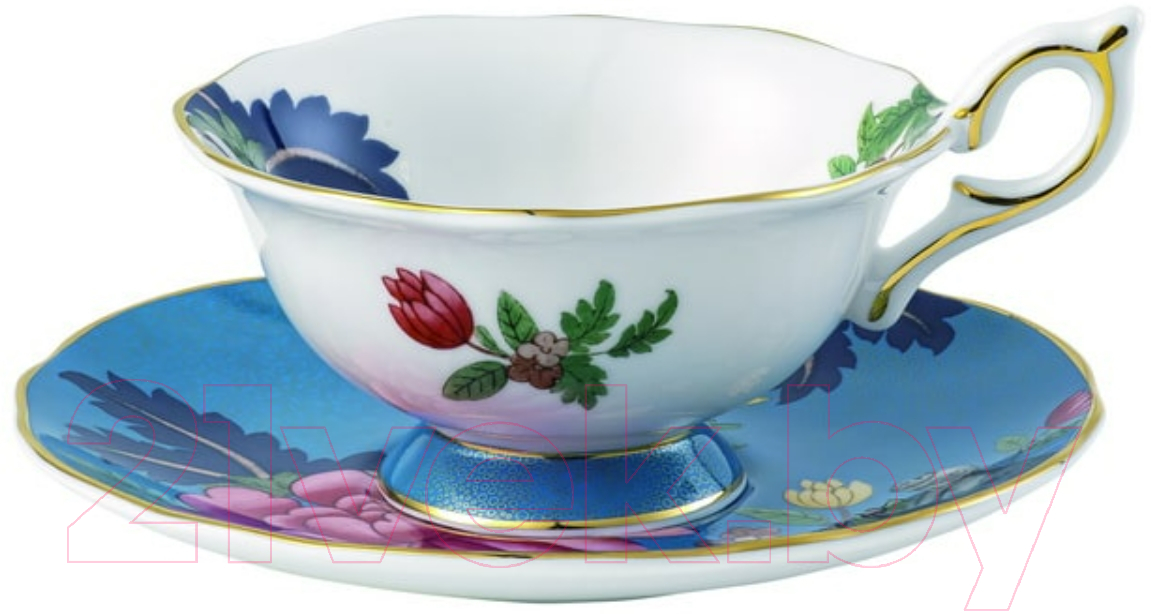 Чашка с блюдцем Wedgwood Wonderlust Сапфировый сад / 1057269