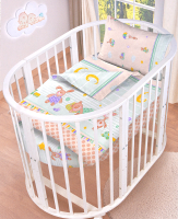 Комплект постельный для малышей Fun Ecotex Спокойной ночи / FE 10100 (3пр) - 