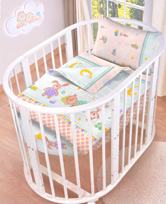 Комплект постельный для малышей Fun Ecotex Спокойной ночи / FE 10100 (3пр)