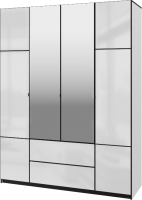 

Шкаф Ижмебель, Palermo 2 с ящиком 4-х дверный с зеркалом