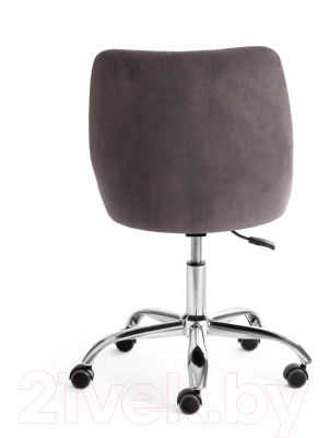 Кресло офисное Tetchair Swan флок (серый)