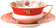 Чашка с блюдцем Wedgwood Wonderlust Crimson Orient / 40024021 - 