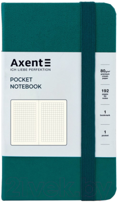 Записная книжка Axent Partner А6 / 8301-31 (96л, малахитовый)