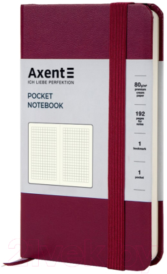Записная книжка Axent Partner А6 / 8301-46 (96л, винный)