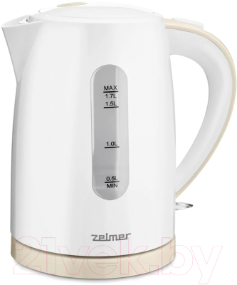 Электрочайник Zelmer ZCK7616I (белый/бежевый)
