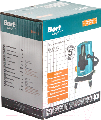 Изображение товара Лазерный уровень Bort BLN-15 (91275714)
