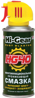 Смазка техническая Hi-Gear HG40 Rust Blaster Многофункциональная / HG5509 (140г)