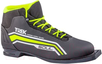

Ботинки для беговых лыж TREK, Черный;салатовый, Soul 1 ИК