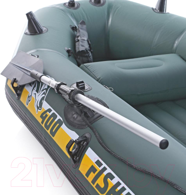 Надувная лодка Jilong Fishman II 400 Set / JL007211N (темно-зеленый)