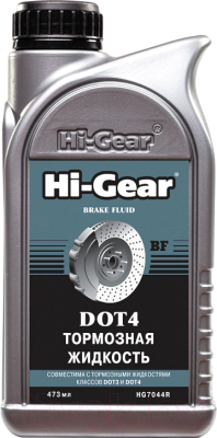 Тормозная жидкость Hi-Gear DOT 4 / HG7044R (473мл)