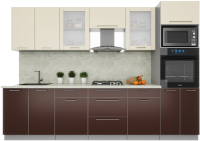 

Готовая кухня Интерлиния, Мила Пластик 3.0