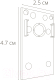 Миниатюра изображения товара Заглушка для шинопровода Arte Lamp Linea-Accessories A482106
