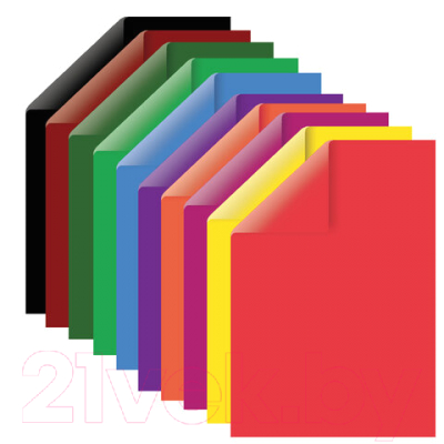 Набор цветного картона Brauberg 129309 (24л)