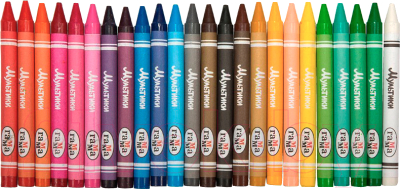 Изображение товара Восковые мелки ГАММА Мультики / 2131018_01_31 (24шт)