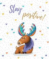 

Скатерть JoyArty, Будь позитивным / tc_23363