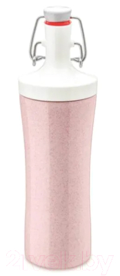 Бутылка для воды Koziol Plopp To Go Organic / 3796315 (розовый)