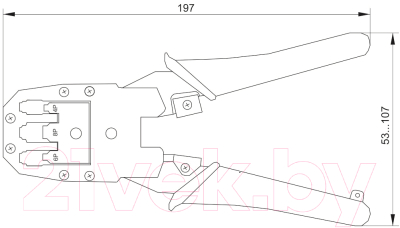 Изображение товара Инструмент обжимной ITK TM1-G10V