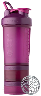Шейкер спортивный Blender Bottle ProStak Full Color / BB-PRSK2-FPLU (сливовый)