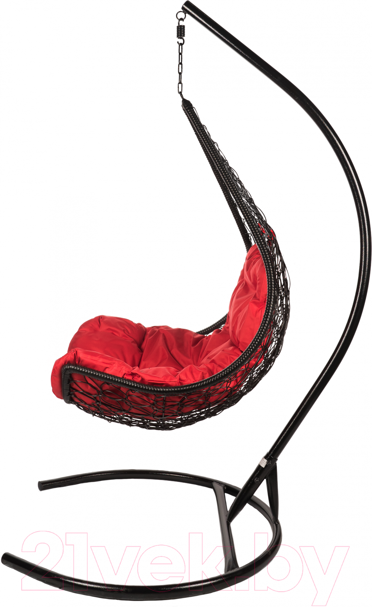Кресло подвесное BiGarden Wind Black (подушка красная)