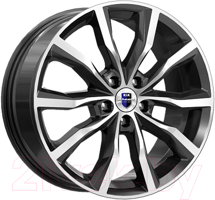 Литой диск K&K Портер 18x7.5" 5x108мм DIA 67.1мм ET 45мм Алмаз черный