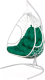 Кресло подвесное BiGarden Primavera White (двойной,зеленая подушка) - 