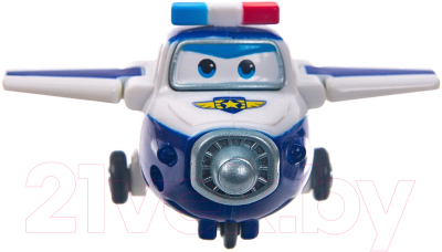 Игрушка-трансформер Super Wings Полицейская машина Пола с фигуркой / EU730841
