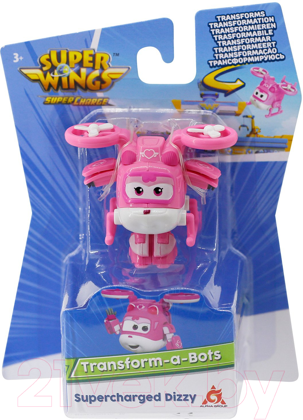 Игрушка-трансформер Super Wings Заряженный Диззи / EU740044