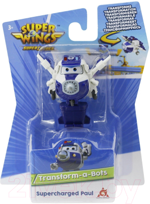 Игрушка-трансформер Super Wings Заряженный Пол / EU740045