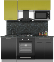 

Готовая кухня Интерлиния, Мила Пластик 1.7