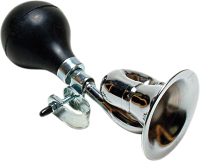 Звонок для велосипеда Oxford Bulb Horn Bugle / HN632 (серебристый) - 