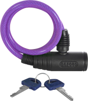 Велозамок Oxford Bumper Cable lock OF03 (фиолетовый) - 
