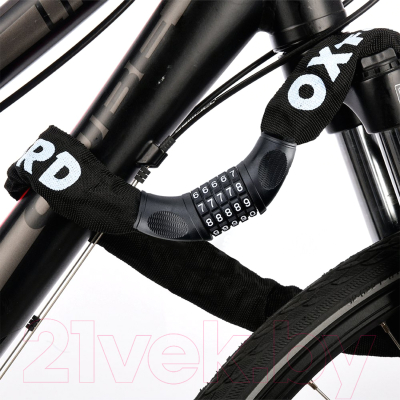 Велозамок Oxford Combi Chain 6 / LK111 (черный)