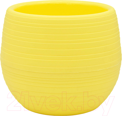 Вазон BOTANICA Bowl (10x8см, двойной, желтый)