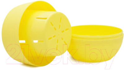 Вазон BOTANICA Bowl (10x8см, двойной, желтый)
