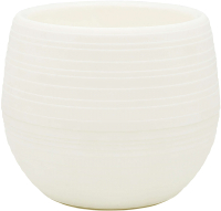 Вазон BOTANICA Bowl (10x8см, двойной, белый) -