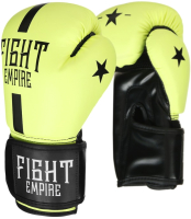 Боксерские перчатки Fight Empire 4153953 (8oz, салатовый) - 