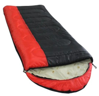 Спальный мешок BalMAX Аляска Camping Plus Series до 0°C L левый (красный/черный) - 