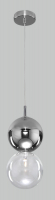 Потолочный светильник Евросвет Selisa 50091/1 (хром/дымчатый) - 
