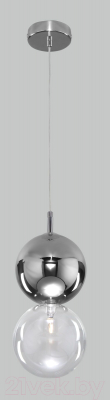 Потолочный светильник Евросвет Selisa 50091/1 (хром/дымчатый)