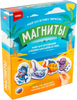 

Набор для творчества Lori, Фигурки на магнитах. Морские жители / М-075
