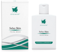 Гель для умывания Esthe Nature Sebo Skin Facial Wash Для жирной и склонной к угрям кожи  (125мл) - 