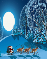 

Скатерть JoyArty, На оленях через лес / tcox_19397