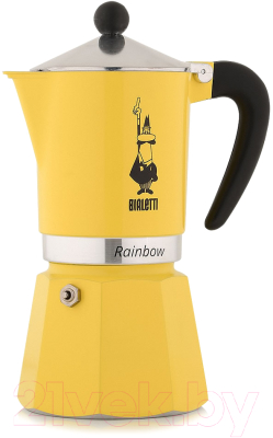Гейзерная кофеварка Bialetti Rainbow 4983 (6 порций, желтый)