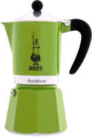 Гейзерная кофеварка Bialetti Rainbow 4973 (6 порций, зеленый) - 