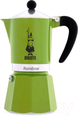 Гейзерная кофеварка Bialetti Rainbow 4973 (6 порций, зеленый)