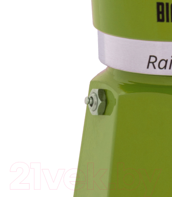 Гейзерная кофеварка Bialetti Rainbow 4973 (6 порций, зеленый)