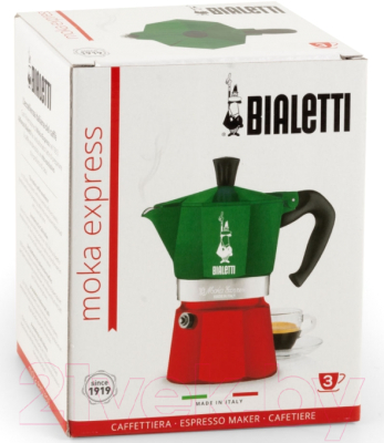 Гейзерная кофеварка Bialetti Moka Express 5322/NP (3 порции)
