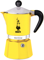 Гейзерная кофеварка Bialetti Rainbow 4982 (3 порции, желтый) - 
